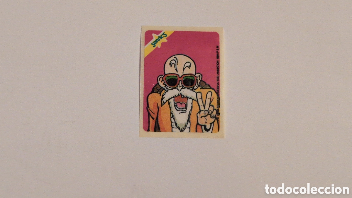 Coleccionismo cromos antiguos: Cromo chicle sin pegar Sonric's Dragon Ball Z. Bola de Dragon. Maestro Roshi