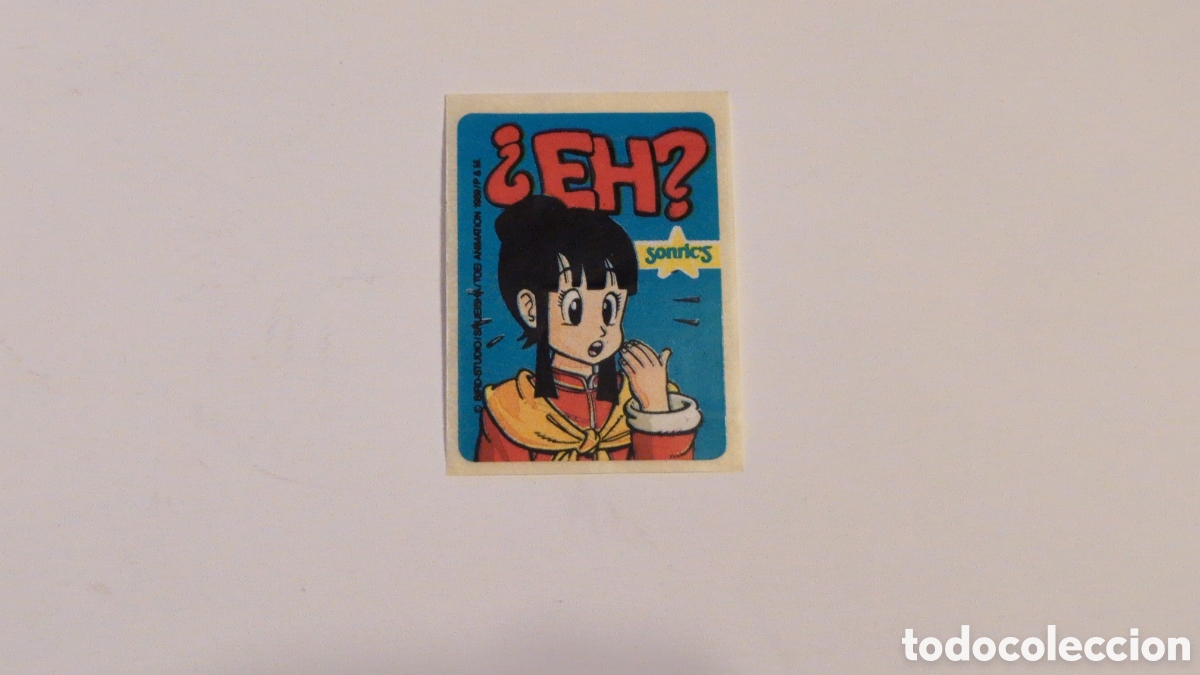Coleccionismo cromos antiguos: Cromo chicle sin pegar Sonric's Dragon Ball Z. Bola de Dragon. Chichi