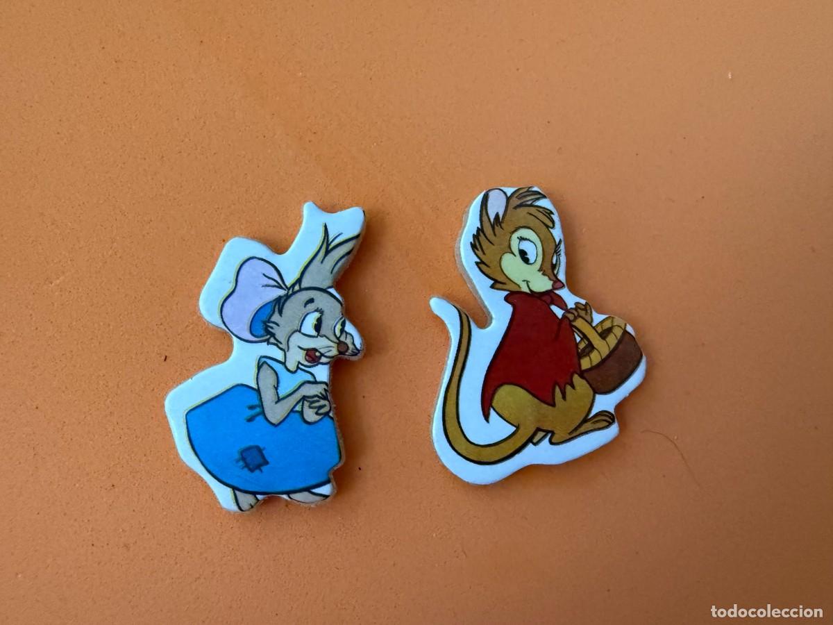 Coleccionismo cromos antiguos: 2 cromos Panrico NIMH, el mundo secreto de la se&ntilde;ora Brisby