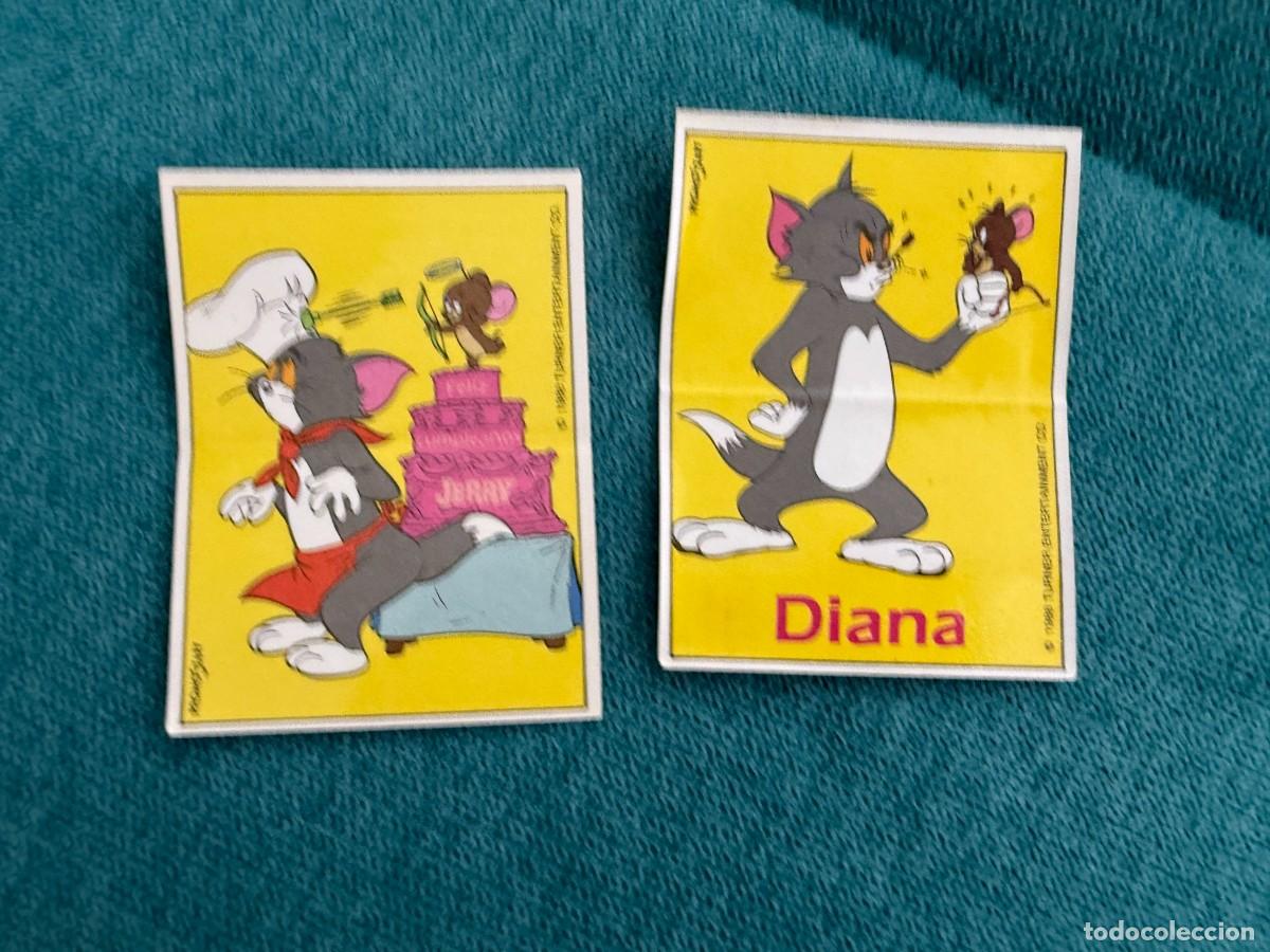 Collectionnisme Cartes &agrave; collectionner anciennes: 2 cromos Panrico - Dibujos Tom & Jerry