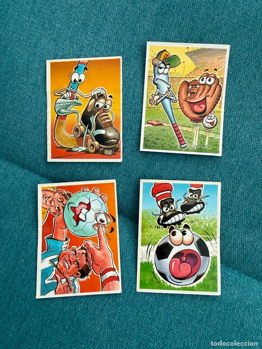 Collezionismo Figurine antiche: 4 cromos Deportes Locos de Panrico