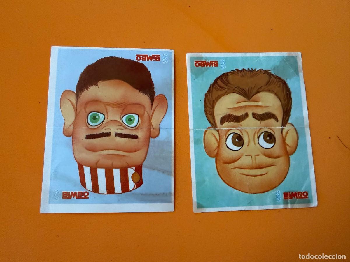 Collezionismo Figurine antiche: 2 cromos Doblecaras de Bimbo 12 y 16