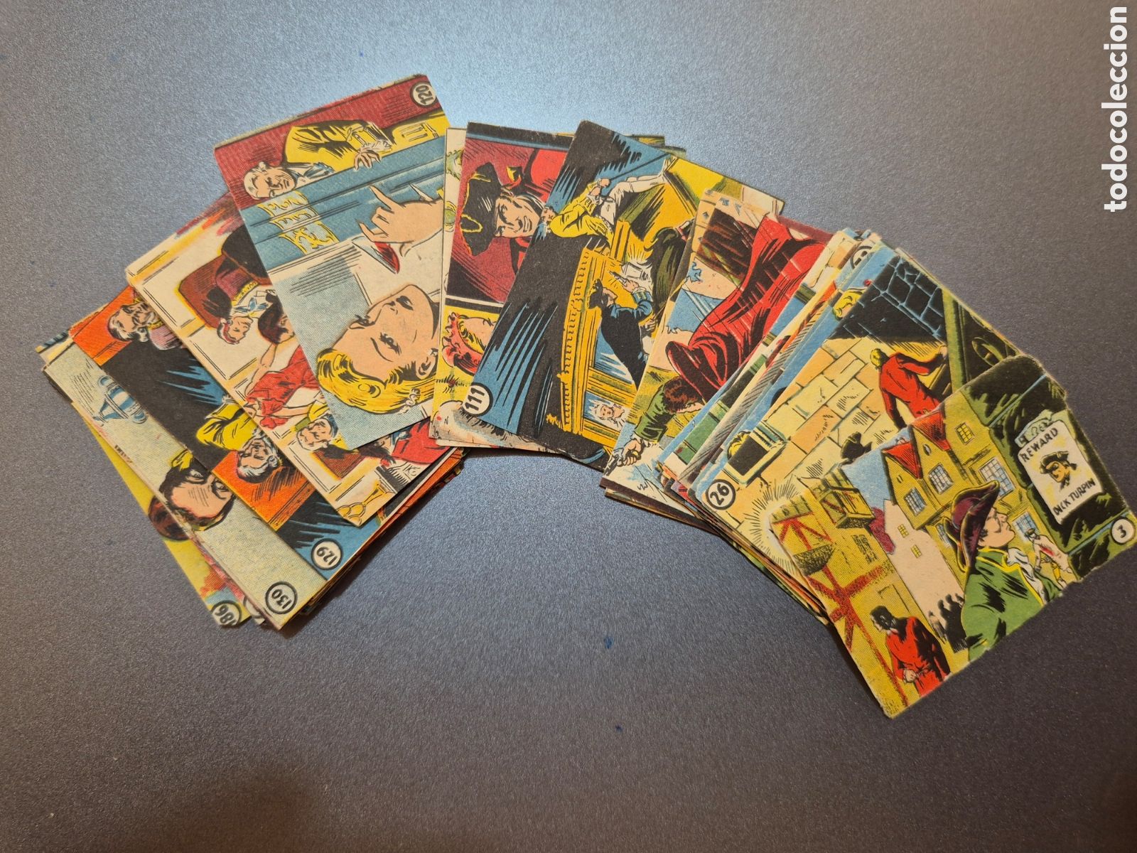 Coleccionismo cromos antiguos: 59 CROMOS DICK TURPIN EDITORIAL SIMA - Foto 1