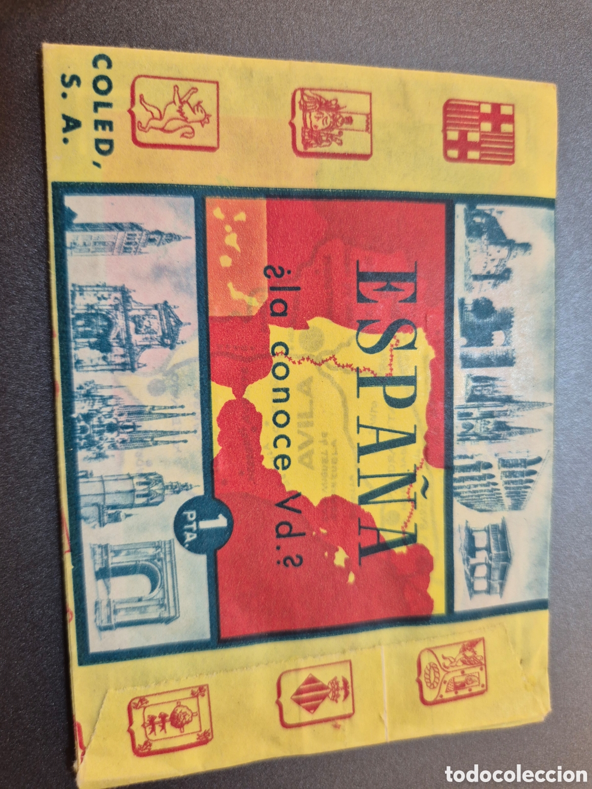 Coleccionismo cromos antiguos: SOBRE SIN ABRIR ESPA&Ntilde;A &iquest;LA CONOCE VD?