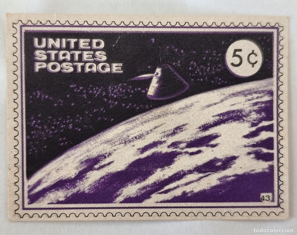 Colecionismo Cromos antigos: LA GRAN PROEZA - CROMO No 43 - UNITED STATES POSTAGE - Nunca Pegado