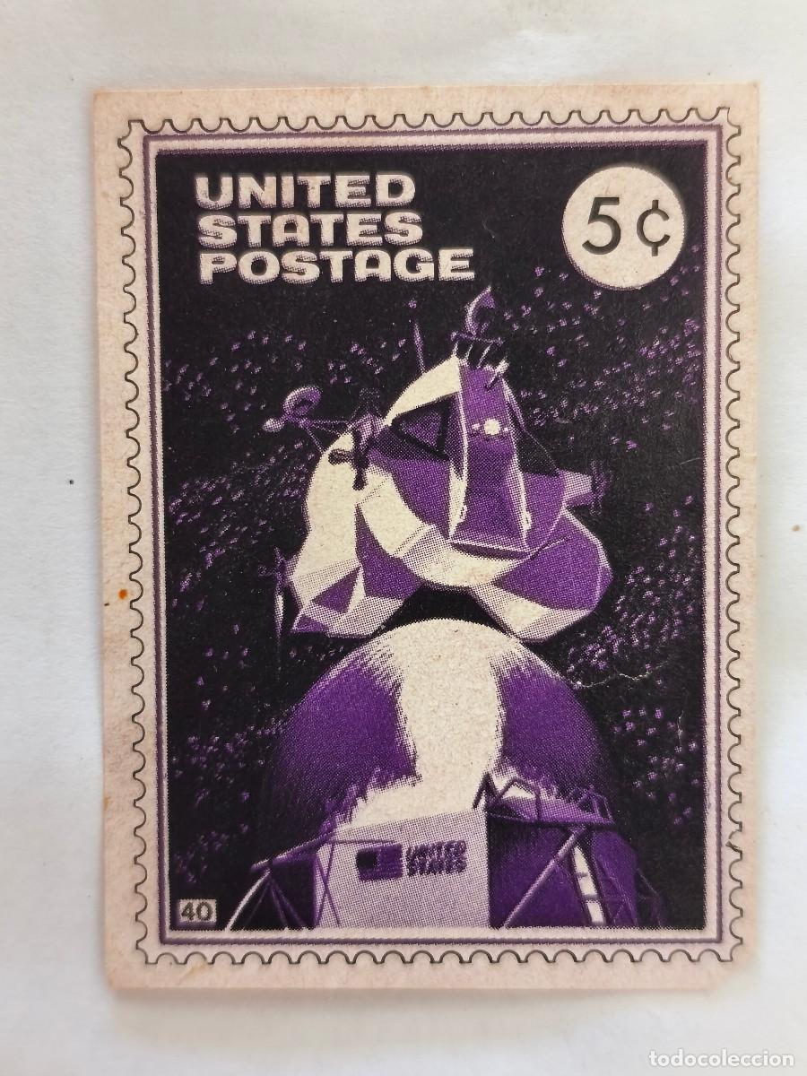 Colecionismo Cromos antigos: LA GRAN PROEZA - CROMO No 40 - UNITED STATES POSTAGE - Nunca Pegado