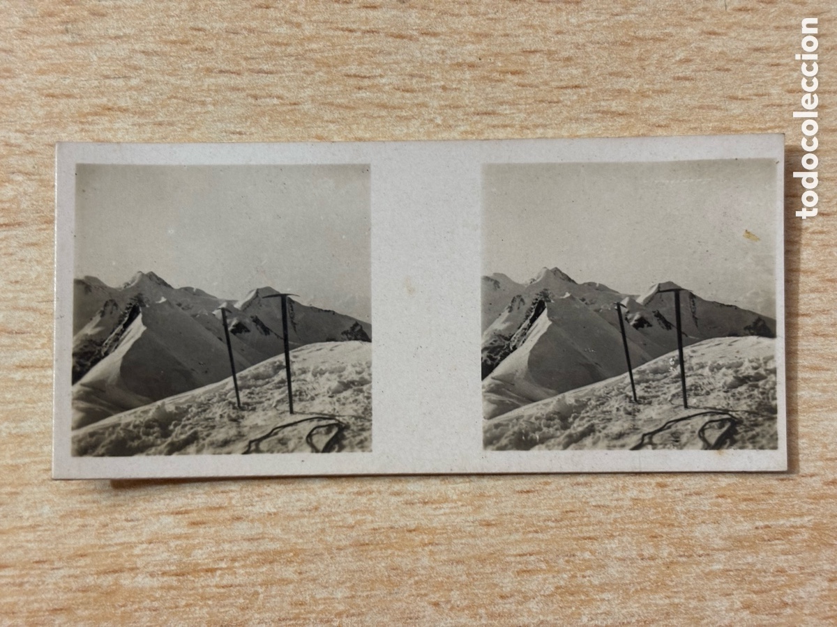 Coleccionismo cromos antiguos: # 256 El Breithorn Suiza Cromo Estereosc&oacute;pico Galletas y Chocolates Solsona y Rius 1933