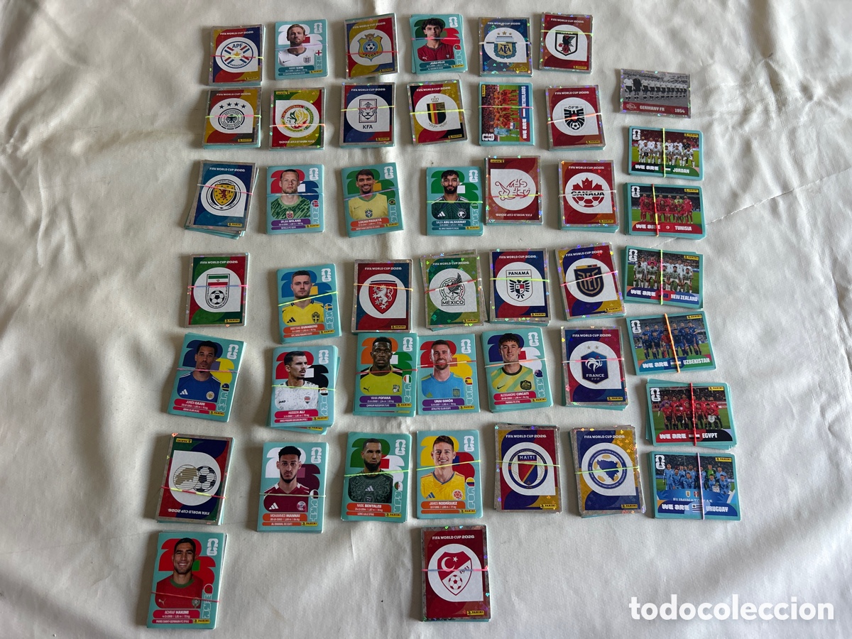 Colecionismo Cromos antigos: Fant&agrave;stico lote de +100 cromos Mundial Futbol 2026.Panini