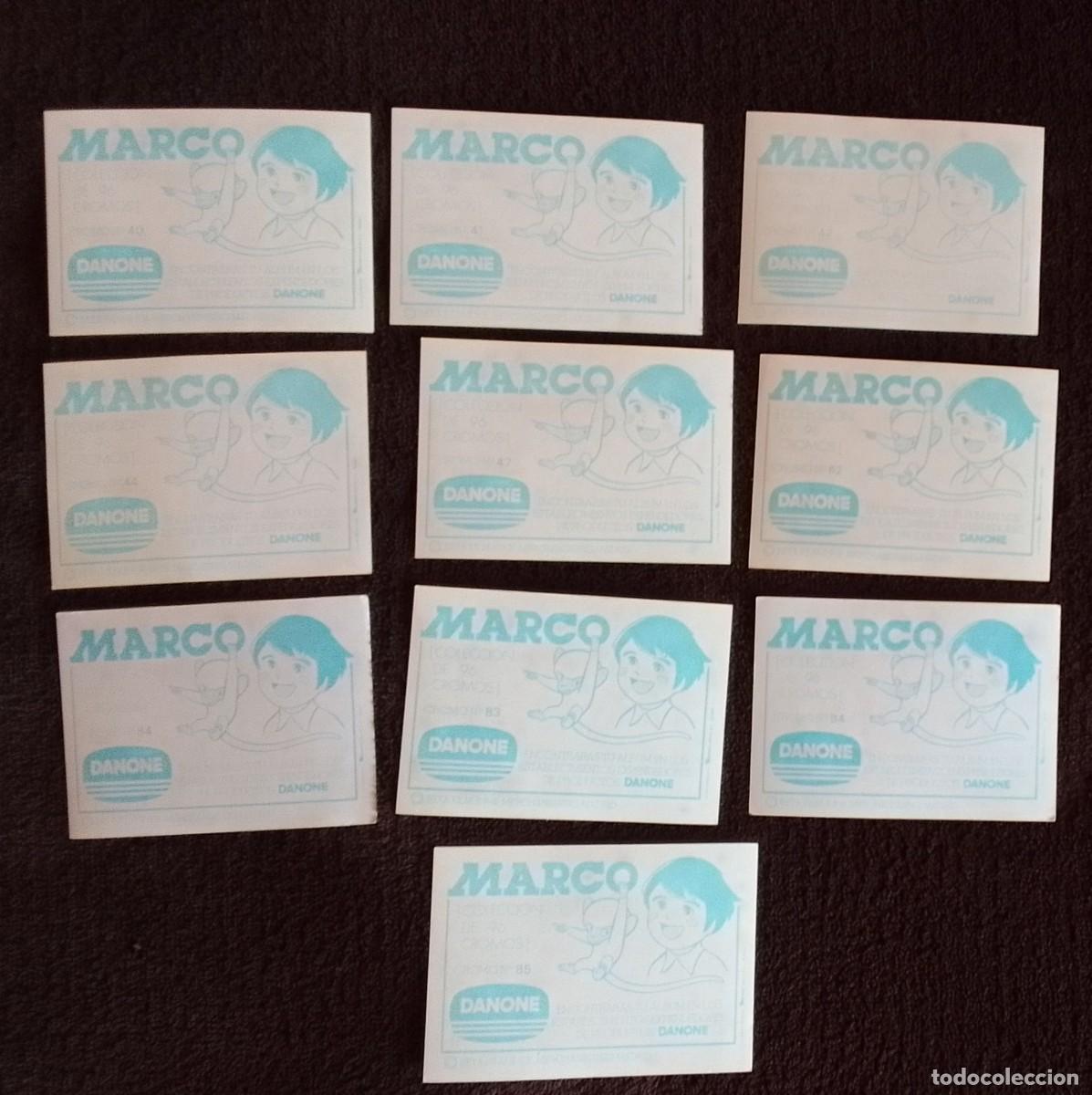 Coleccionismo cromos antiguos: LOTE 10 CROMOS MARCO. DANONE. - Foto 4