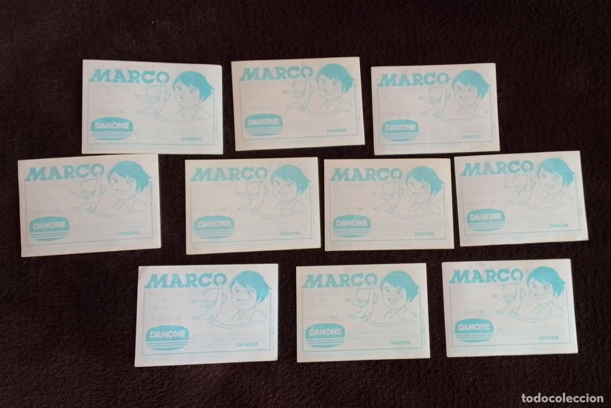 Coleccionismo cromos antiguos: LOTE 10 CROMOS MARCO. DANONE. - Foto 6
