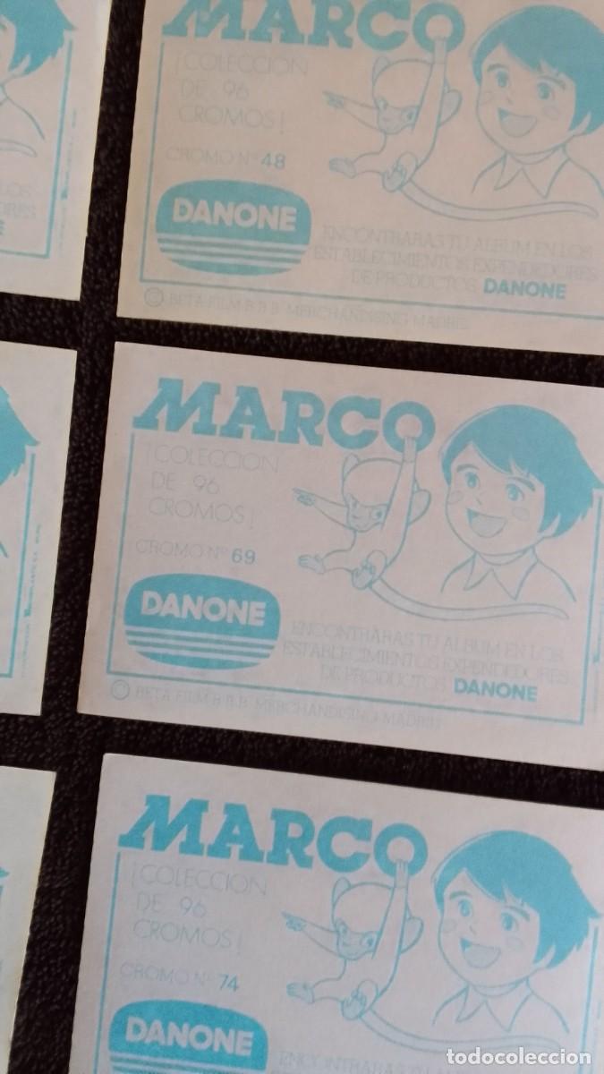 Coleccionismo cromos antiguos: LOTE 10 CROMOS MARCO. DANONE. - Foto 4