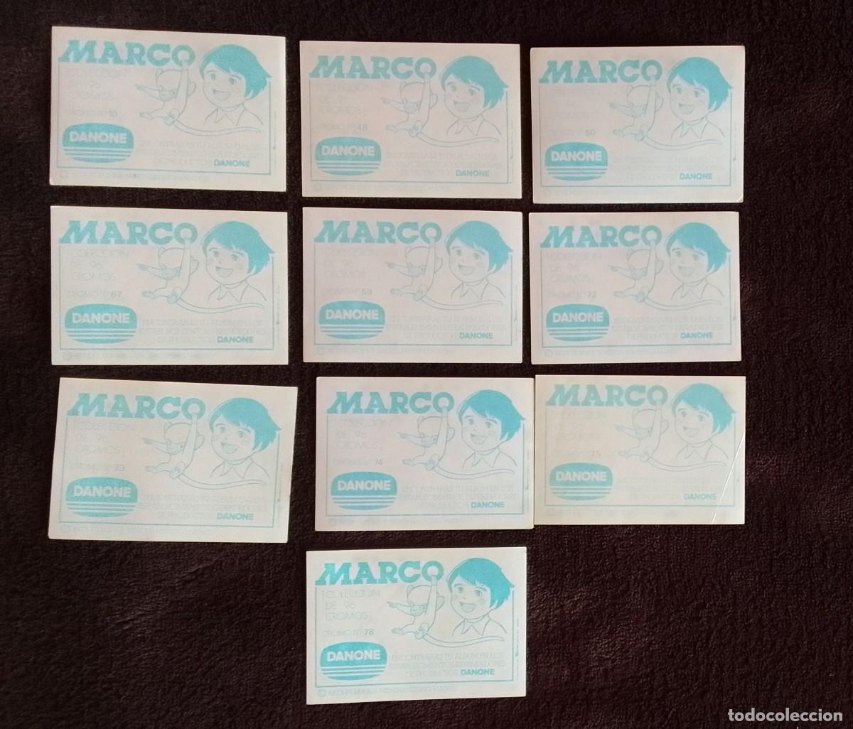 Coleccionismo cromos antiguos: LOTE 10 CROMOS MARCO. DANONE. - Foto 7