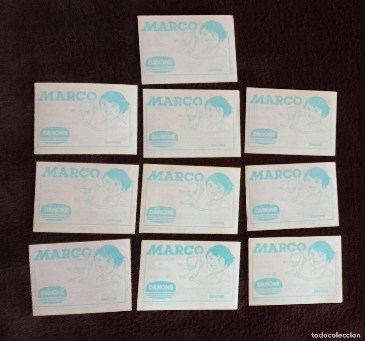 Coleccionismo cromos antiguos: LOTE 10 CROMOS MARCO. DANONE. - Foto 5