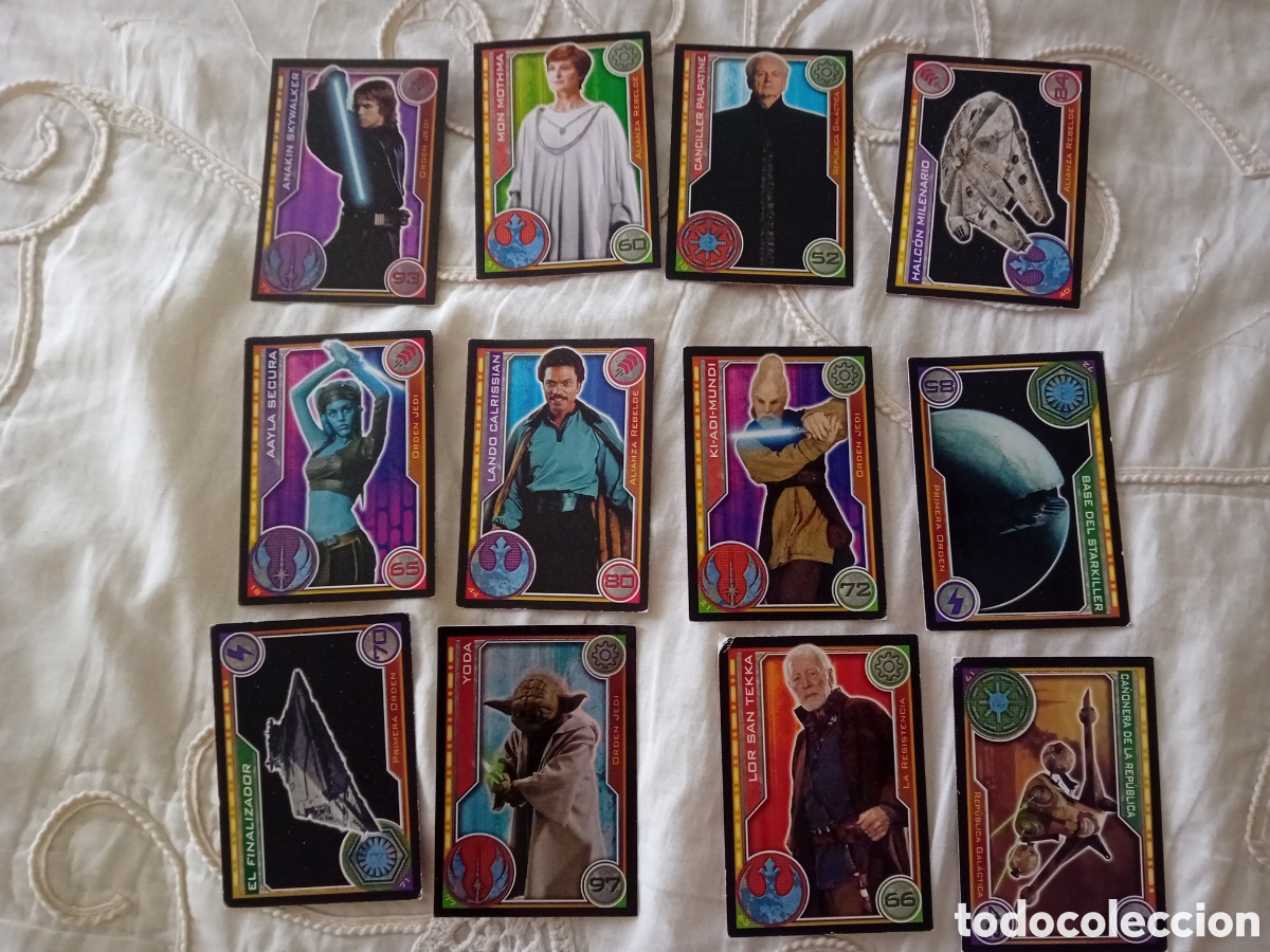 Sammeln alte Sammelbilder: Lote de Cartas / Trading Cards STAR WARS: EL CAMINO DE LOS JEDI - Topps (2017) 21 cromos