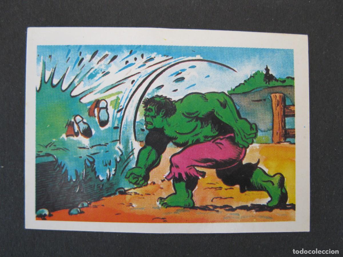 Coleccionismo cromos antiguos: EL INCRE&Iacute;BLE HULK - LA MASA - CROMO N&ordm; 178 - EDITORIAL FHER - NUNCA PEGADO.