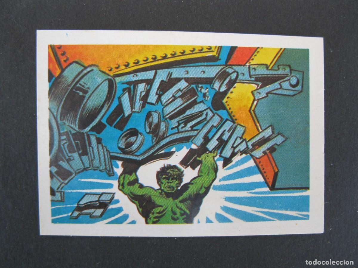 Collectable Antique Stickers: EL INCRE&Iacute;BLE HULK - LA MASA - CROMO N&ordm; 165 - EDITORIAL FHER - NUNCA PEGADO.