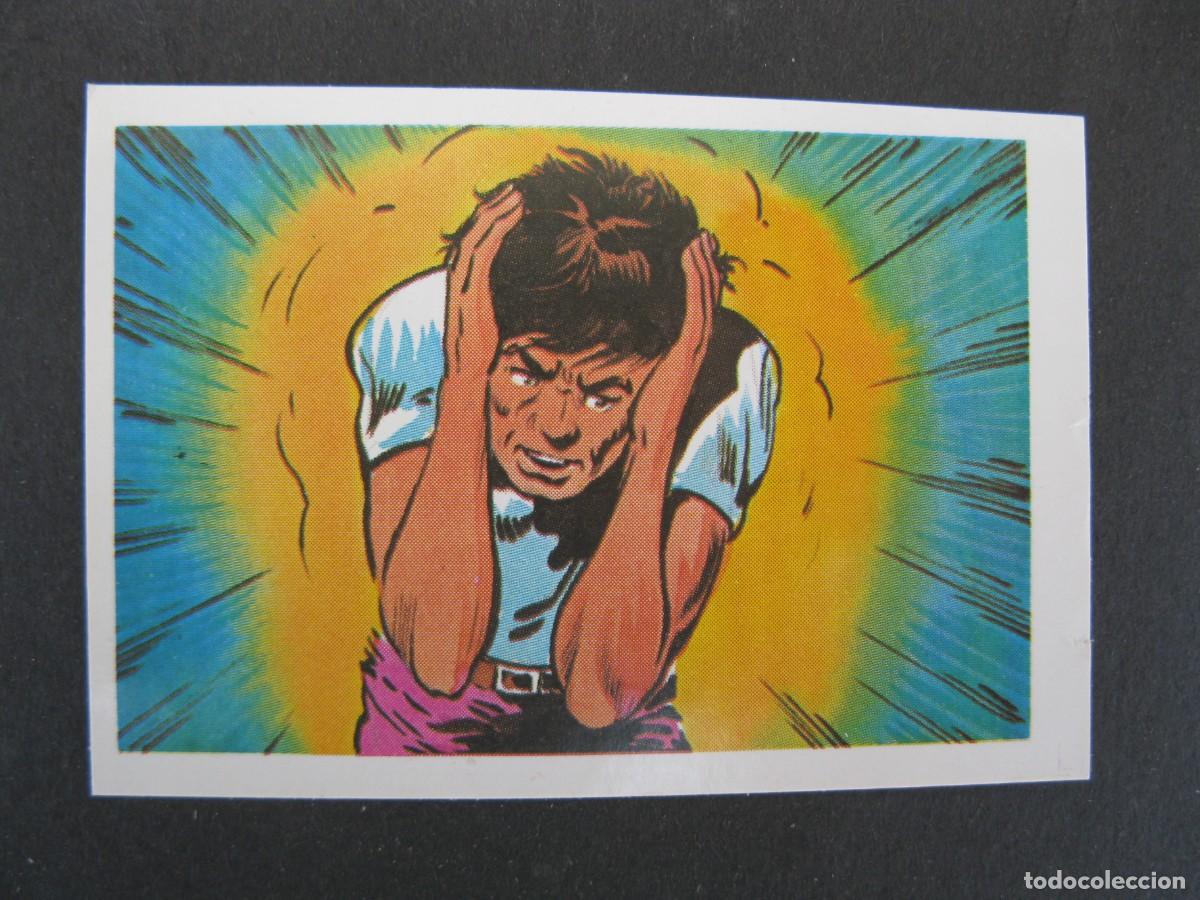 Collectable Antique Stickers: EL INCRE&Iacute;BLE HULK - LA MASA - CROMO N&ordm; 154 - EDITORIAL FHER - NUNCA PEGADO.