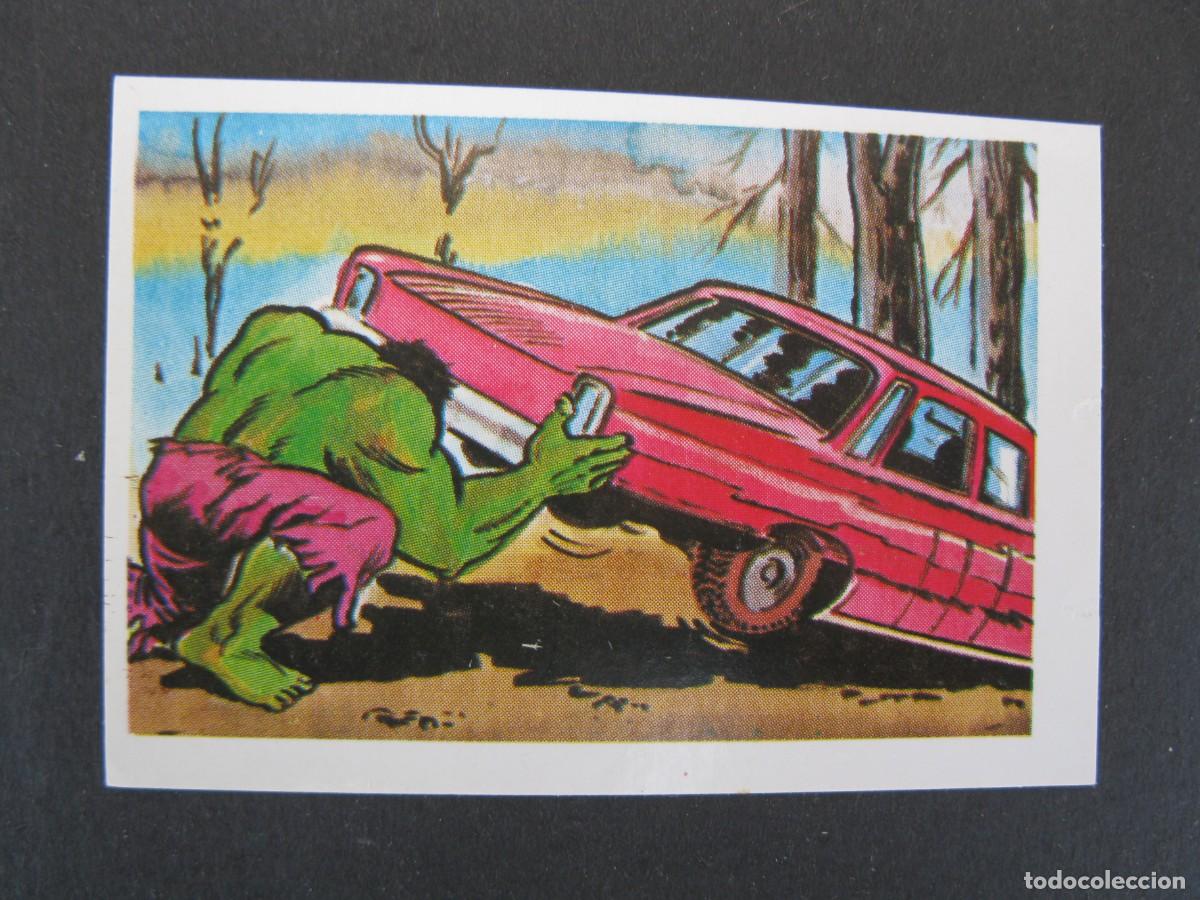 Colecionismo Cromos antigos: EL INCRE&Iacute;BLE HULK - LA MASA - CROMO N&ordm; 130 - EDITORIAL FHER - NUNCA PEGADO.
