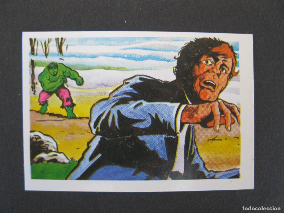 Colecionismo Cromos antigos: EL INCRE&Iacute;BLE HULK - LA MASA - CROMO N&ordm; 128 - EDITORIAL FHER - NUNCA PEGADO.