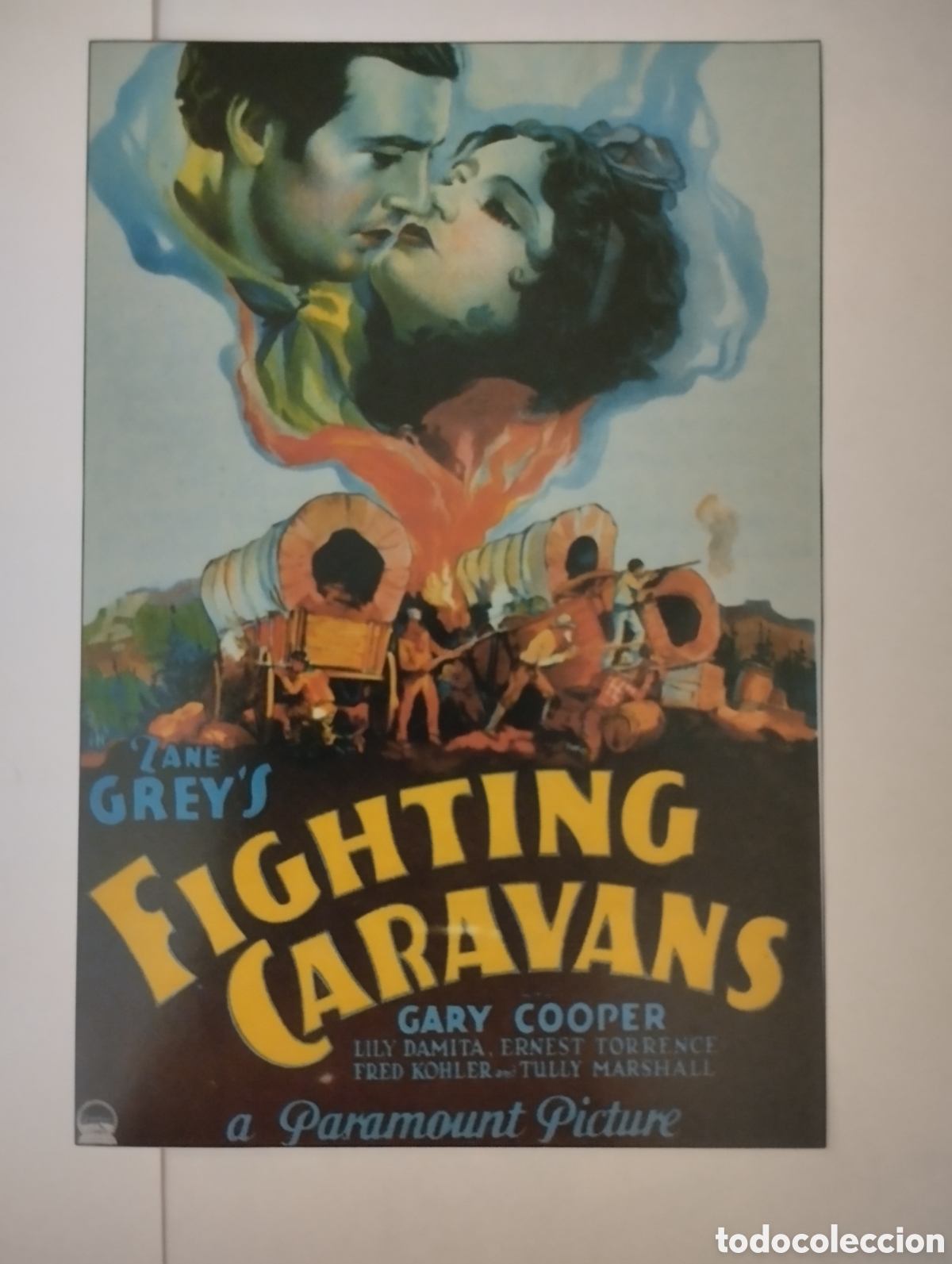Colecionismo Cromos antigos: Minificha N1219 Caravanas En Lucha o Camino Del Oeste - 1931 - V.O.