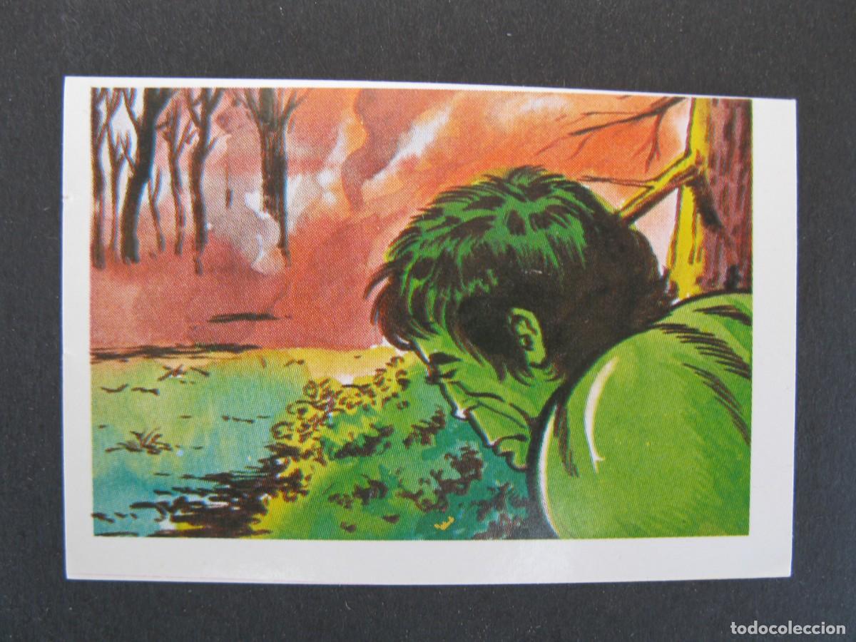 Colecionismo Cromos antigos: EL INCRE&Iacute;BLE HULK - LA MASA - CROMO N&ordm; 125 - EDITORIAL FHER - NUNCA PEGADO.