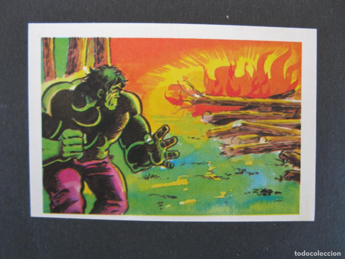 Colecionismo Cromos antigos: EL INCRE&Iacute;BLE HULK - LA MASA - CROMO N&ordm; 124 - EDITORIAL FHER - NUNCA PEGADO.