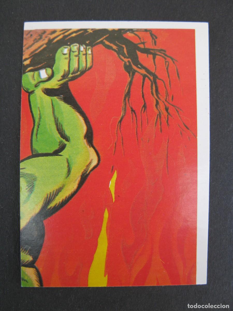 Colecionismo Cromos antigos: EL INCRE&Iacute;BLE HULK - LA MASA - CROMO N&ordm; 120 - EDITORIAL FHER - NUNCA PEGADO.