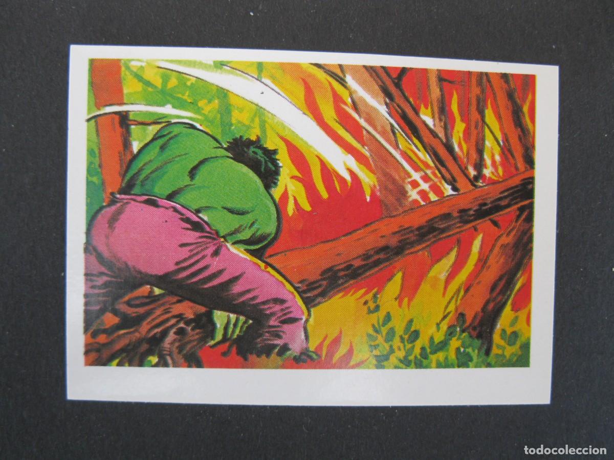 Colecionismo Cromos antigos: EL INCRE&Iacute;BLE HULK - LA MASA - CROMO N&ordm; 118 - EDITORIAL FHER - NUNCA PEGADO.
