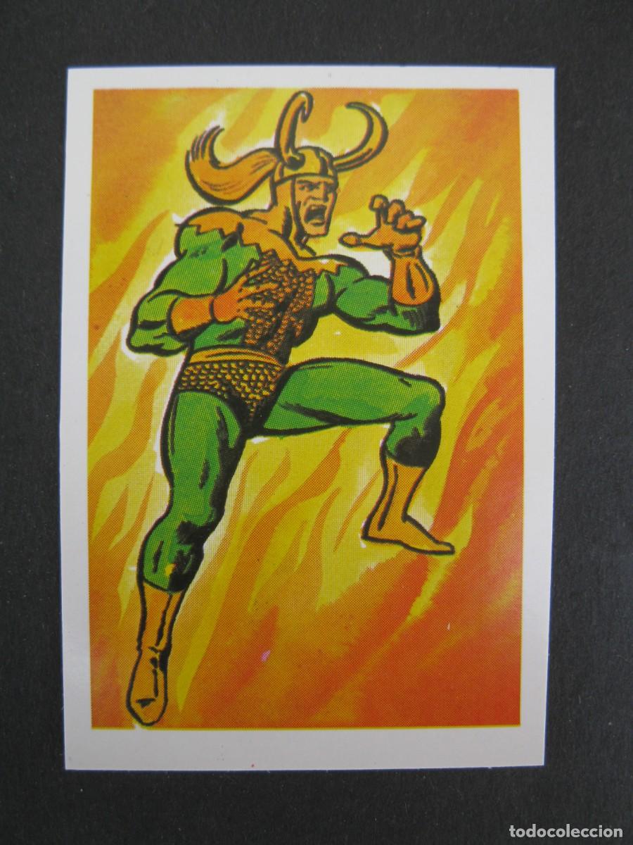 Collectable Antique Stickers: EL INCRE&Iacute;BLE HULK - LA MASA - CROMO N&ordm; 105 - EDITORIAL FHER - NUNCA PEGADO.