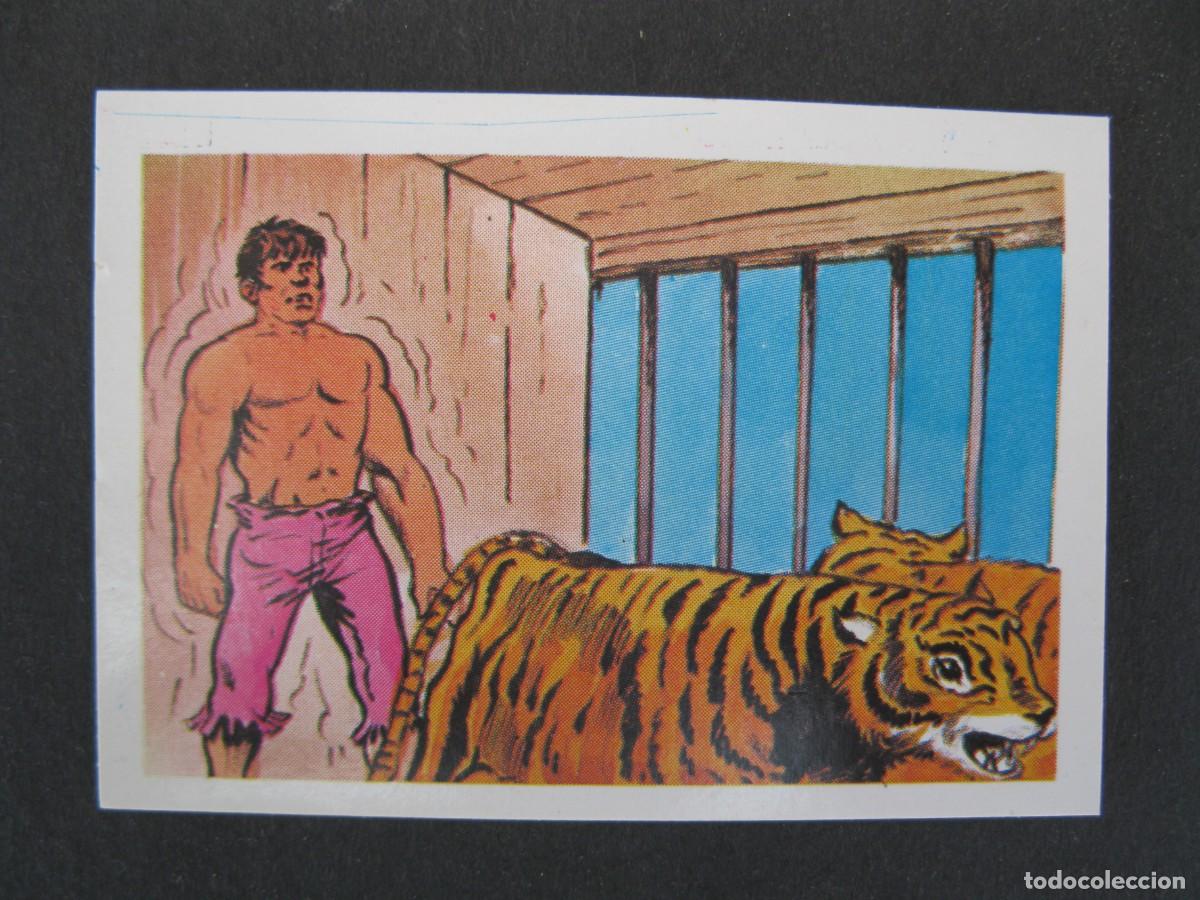 Collectable Antique Stickers: EL INCRE&Iacute;BLE HULK - LA MASA - CROMO N&ordm; 59 - EDITORIAL FHER - NUNCA PEGADO.
