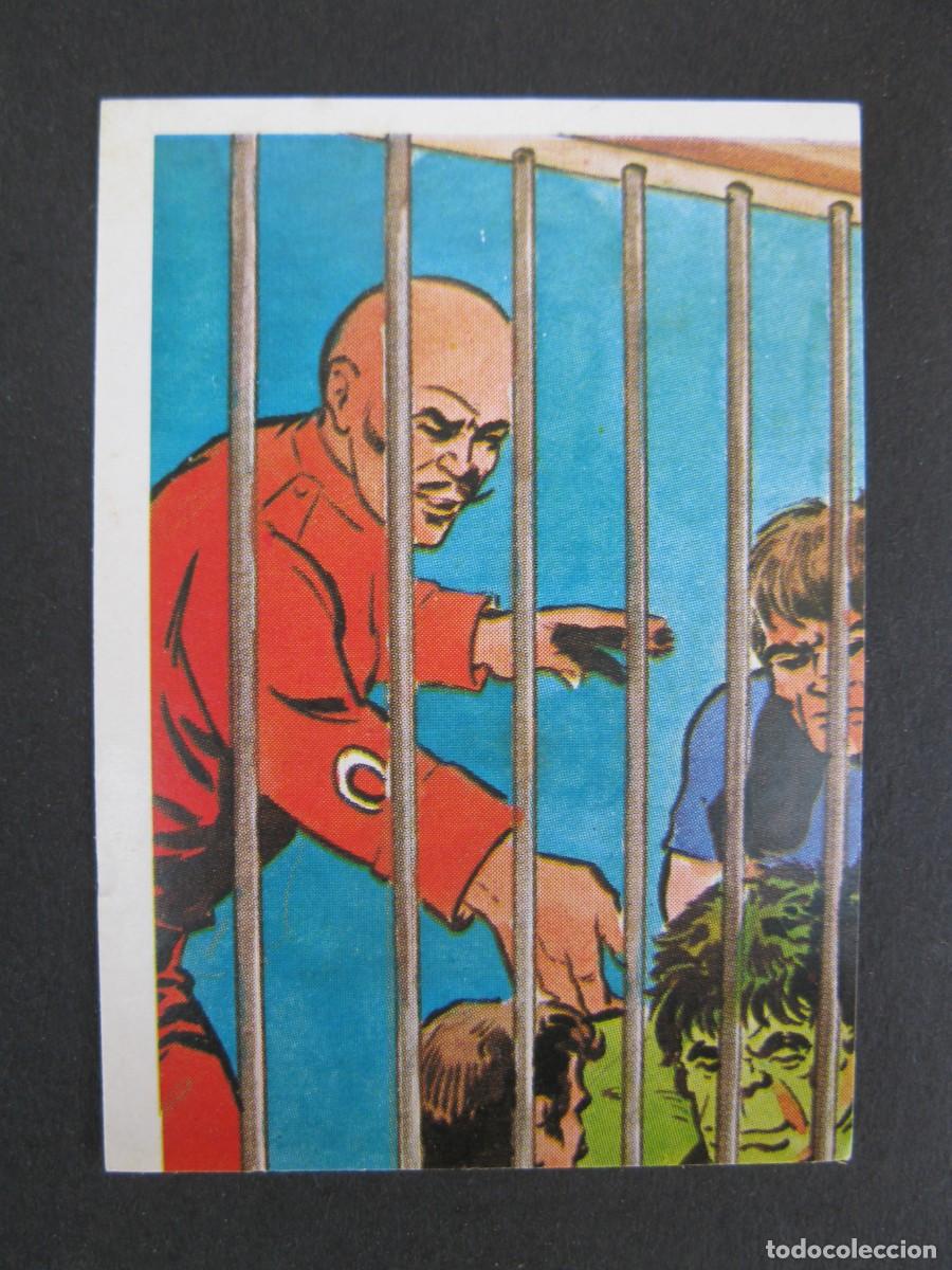 Colecionismo Cromos antigos: EL INCRE&Iacute;BLE HULK - LA MASA - CROMO N&ordm; 50 - EDITORIAL FHER - NUNCA PEGADO.
