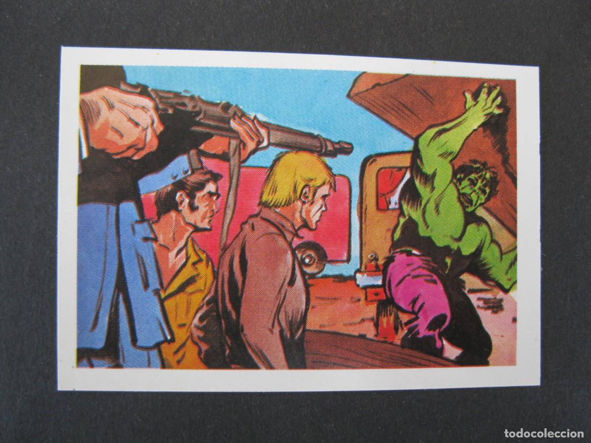 Colecionismo Cromos antigos: EL INCRE&Iacute;BLE HULK - LA MASA - CROMO N&ordm; 47 - EDITORIAL FHER - NUNCA PEGADO.