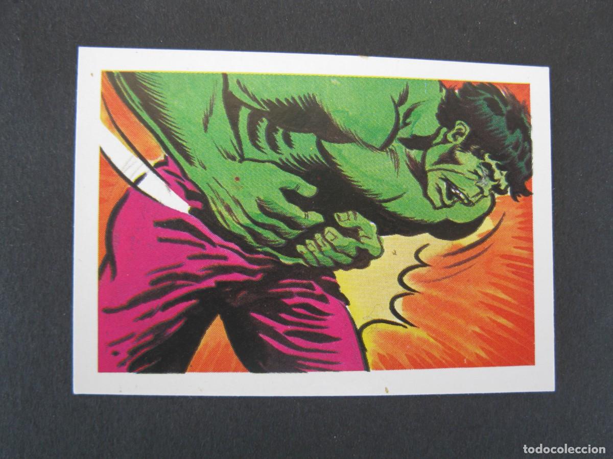 Colecionismo Cromos antigos: EL INCRE&Iacute;BLE HULK - LA MASA - CROMO N&ordm; 44 - EDITORIAL FHER - NUNCA PEGADO.
