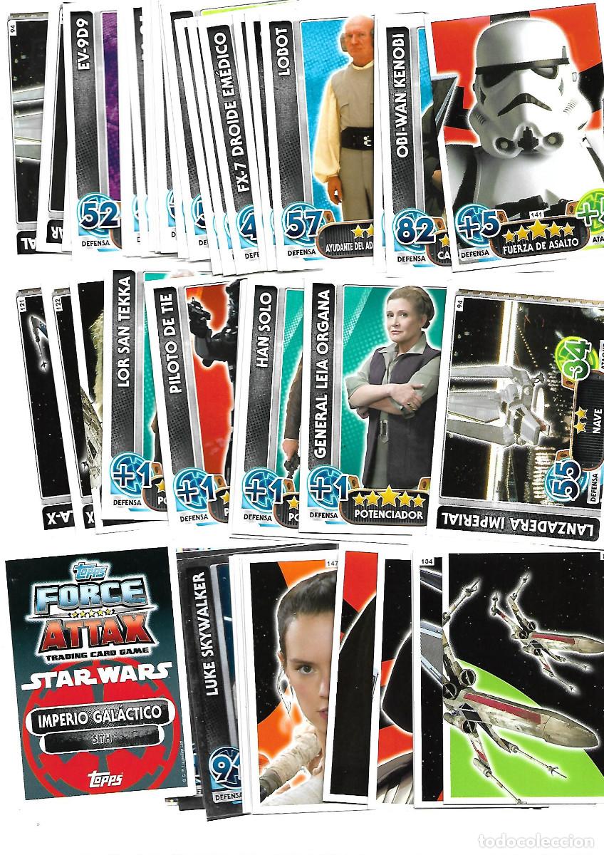 Collectionnisme Cartes &agrave; collectionner anciennes: COLECCION DE 49 FICHAS FORCE ATTAX