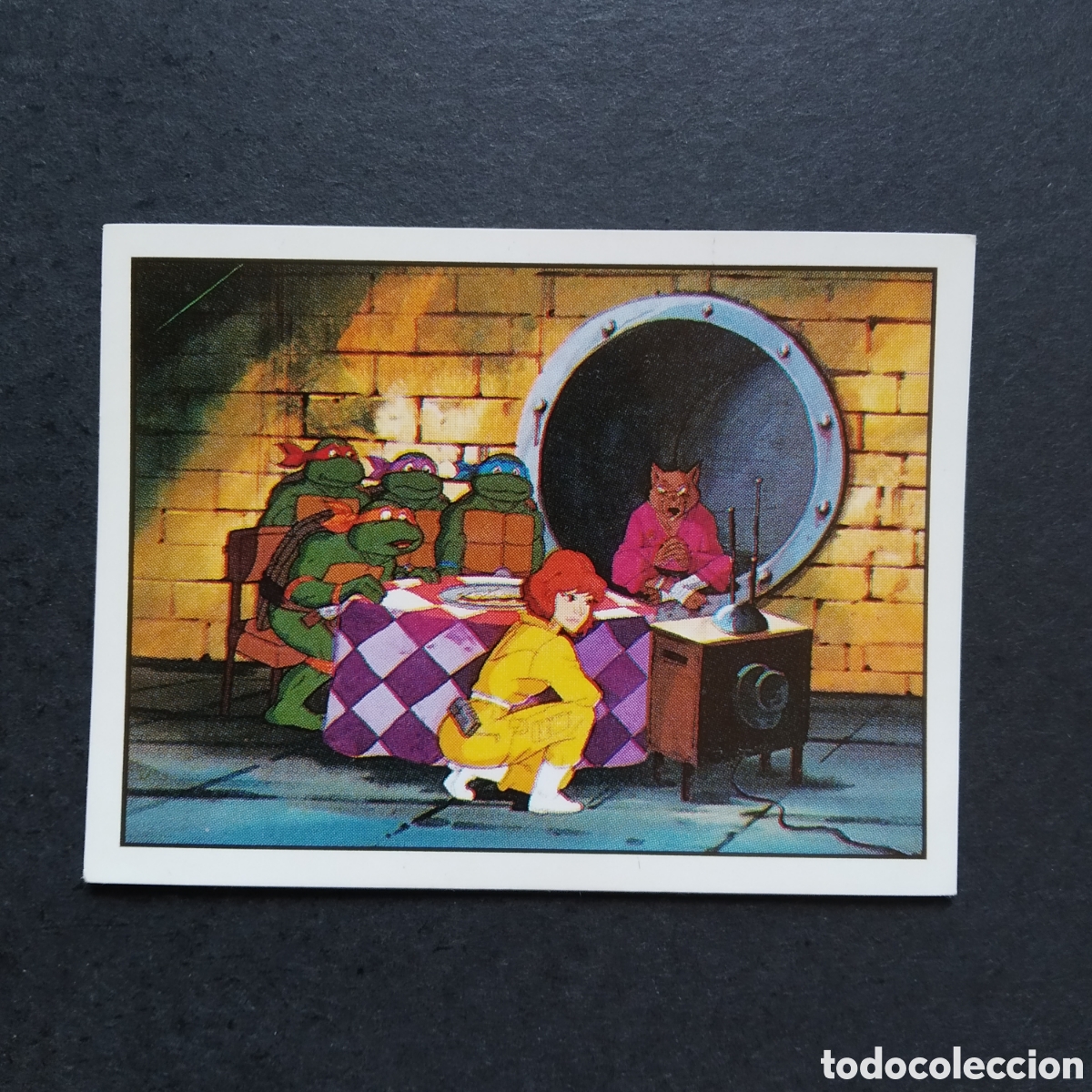 Collectable Antique Stickers: CROMO - N&deg; 073 - TORTUGAS NINJA / TEENAGE MUTANT HERO TURTLES - PANINI - A&Ntilde;O 1990