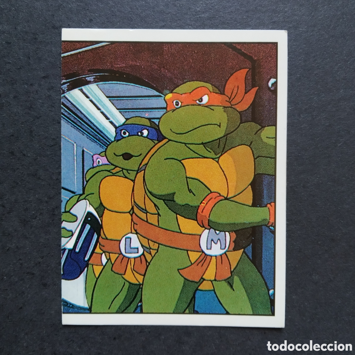 Coleccionismo cromos antiguos: CROMO - N&deg; 114 - TORTUGAS NINJA / TEENAGE MUTANT HERO TURTLES - PANINI - A&Ntilde;O 1990