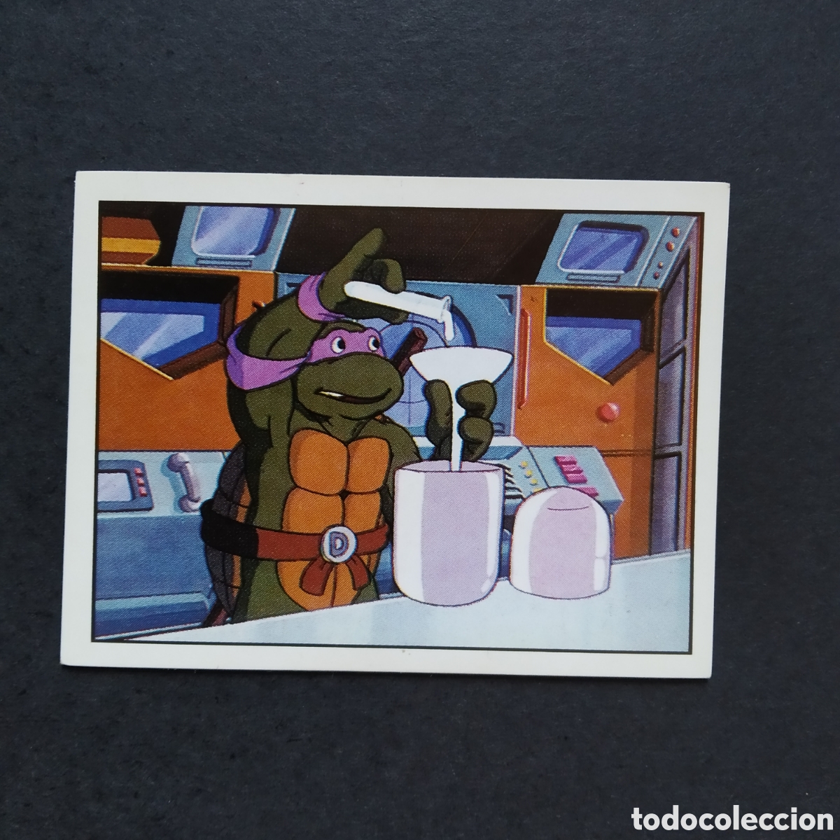 Coleccionismo cromos antiguos: CROMO - N&deg; 117 - TORTUGAS NINJA / TEENAGE MUTANT HERO TURTLES - PANINI - A&Ntilde;O 1990