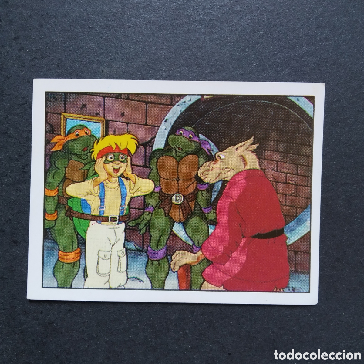 Sammeln alte Sammelbilder: CROMO - N&deg; 141 - TORTUGAS NINJA / TEENAGE MUTANT HERO TURTLES - PANINI - A&Ntilde;O 1990
