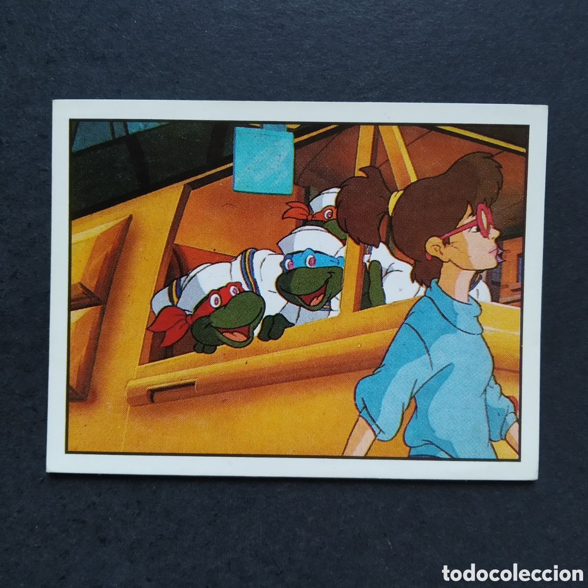 Collectionnisme Cartes &agrave; collectionner anciennes: CROMO - N&deg; 165 - TORTUGAS NINJA / TEENAGE MUTANT HERO TURTLES - PANINI - A&Ntilde;O 1990
