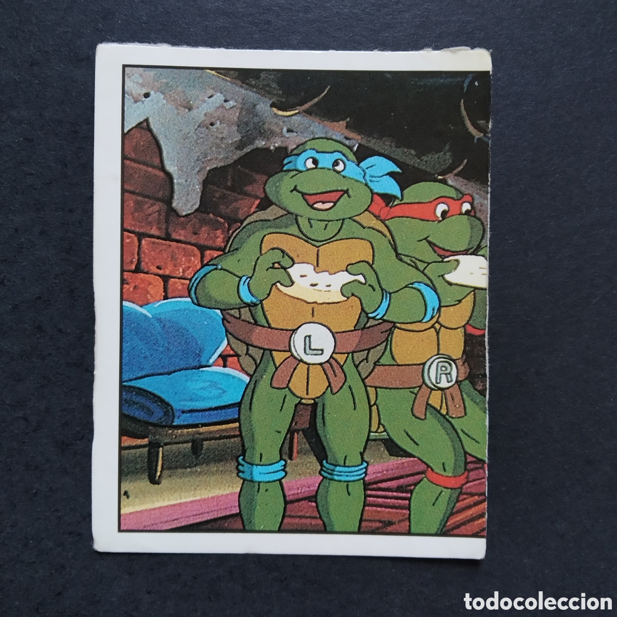 Collectionnisme Cartes &agrave; collectionner anciennes: CROMO - N&deg; 175 - TORTUGAS NINJA / TEENAGE MUTANT HERO TURTLES - PANINI - A&Ntilde;O 1990