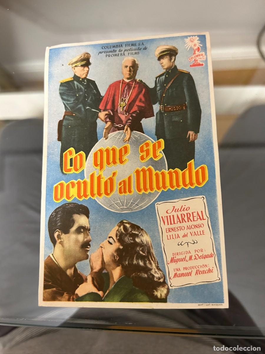 Collectable Antique Stickers: &ordm;975 LO QUE SE OCULTO AL MUNDO SIN PUBLICIDAD BUEN ESTADO