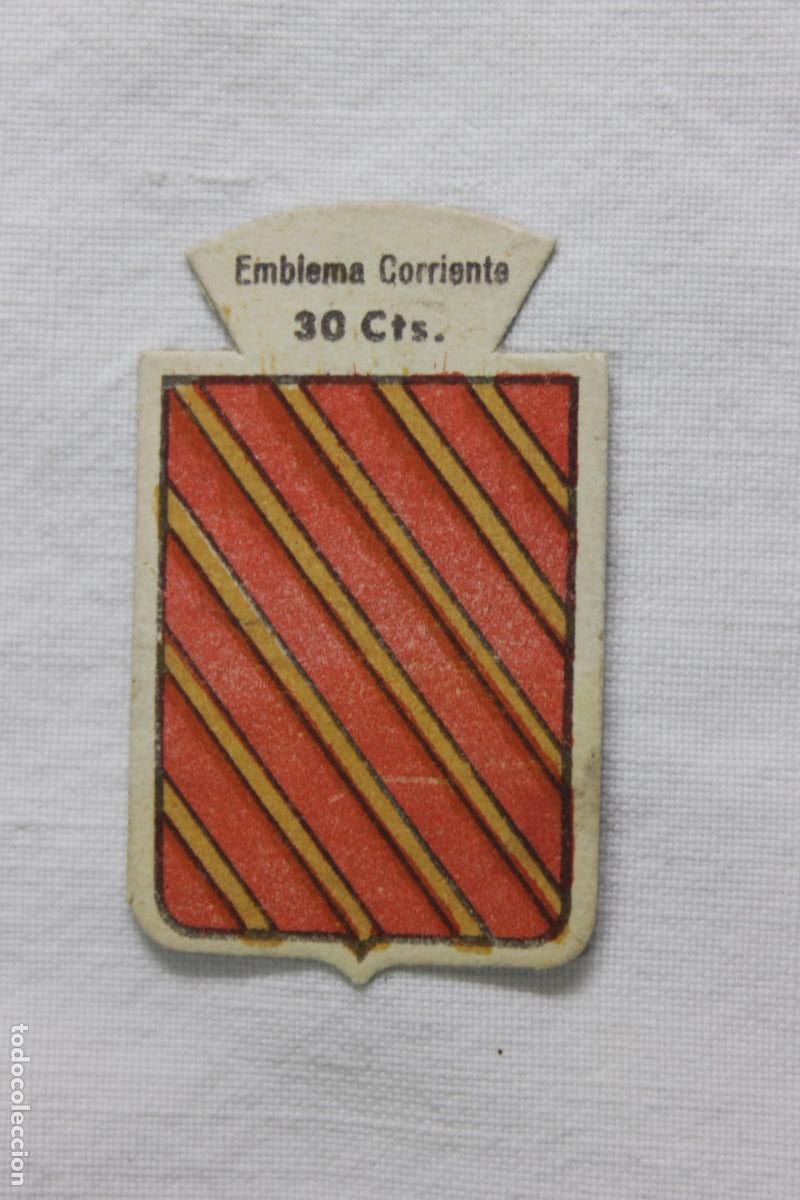 Collezionismo Figurine antiche: EMBLEMA AUXILIO SOCIAL APELLIDO FERRER N&ordm; 191
