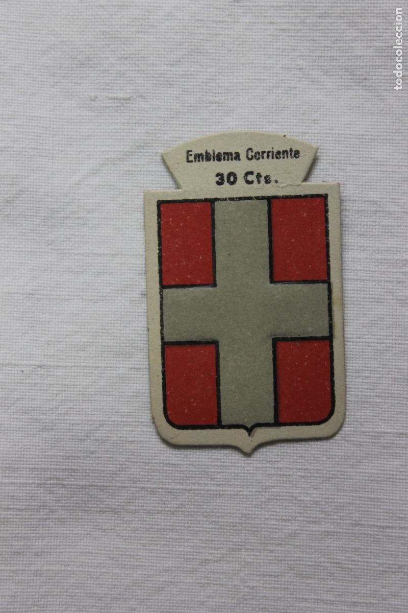 Coleccionismo cromos antiguos: EMBLEMA AUXILIO SOCIAL APELLIDO NIDRIST N&ordm; 155
