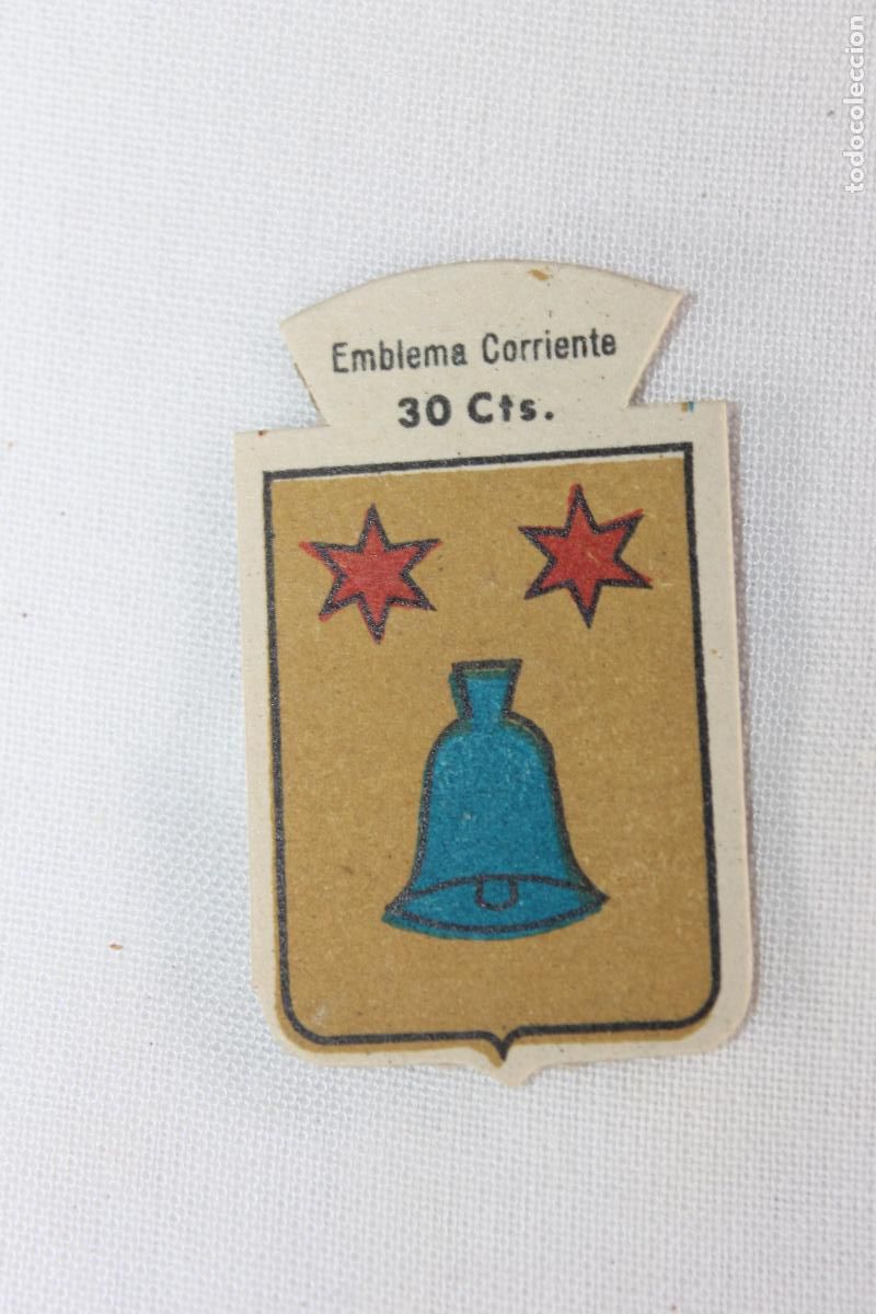 Collezionismo Figurine antiche: EMBLEMA AUXILIO SOCIAL APELLIDO SU&Ntilde;ER N&ordm; 152