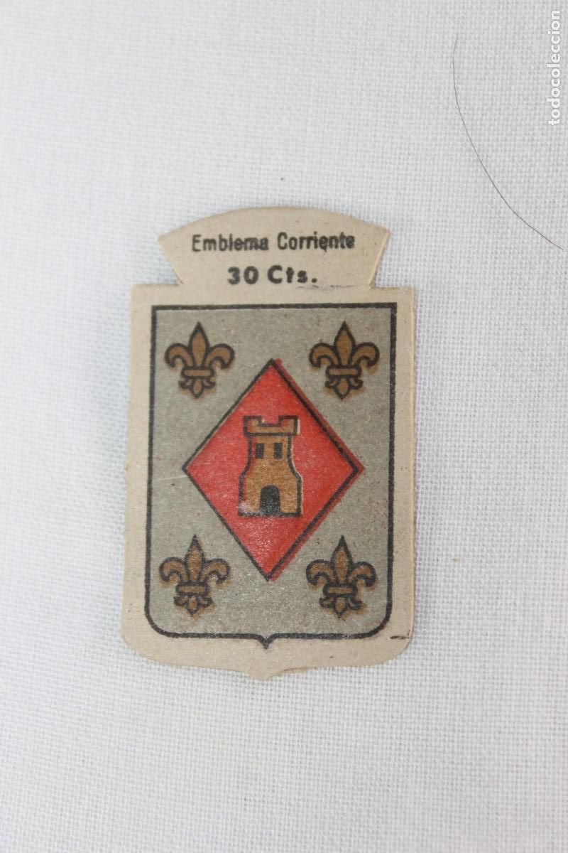 Collectionnisme Cartes &agrave; collectionner anciennes: EMBLEMA AUXILIO SOCIAL APELLIDO DEZA N&ordm; 142