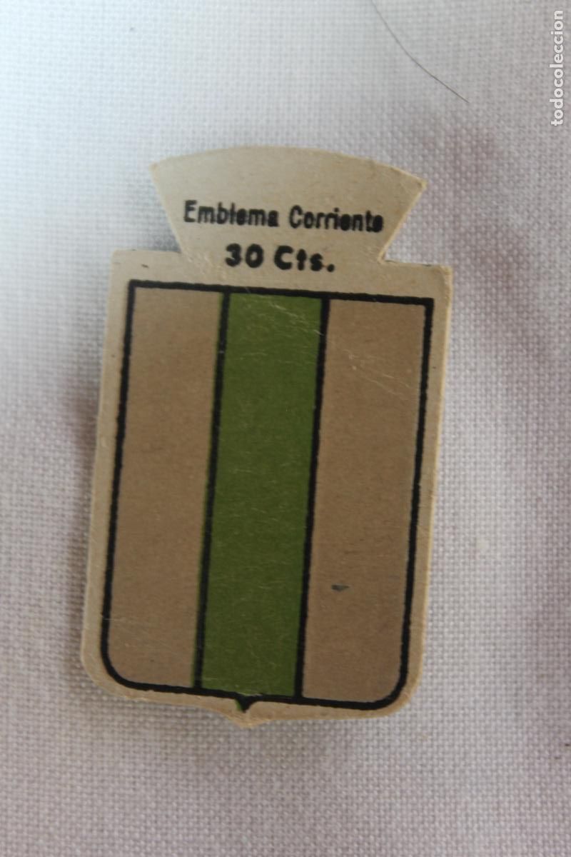 Collectable Antique Stickers: EMBLEMA AUXILIO SOCIAL APELLIDO BAR&Oacute; N&ordm; 148