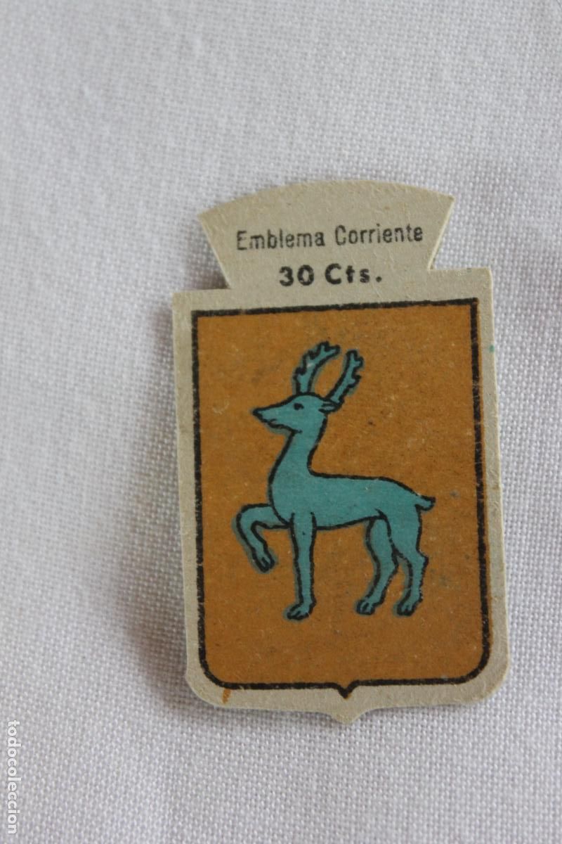 Colecionismo Cromos antigos: EMBLEMA AUXILIO SOCIAL APELLIDO CERVELL&Oacute; N&ordm; 120