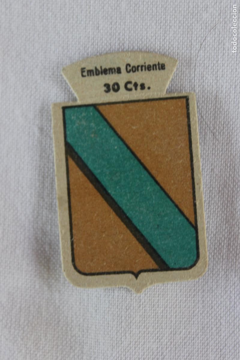 Colecionismo Cromos antigos: EMBLEMA AUXILIO SOCIAL APELLIDO ARISTAIN N&ordm; 112