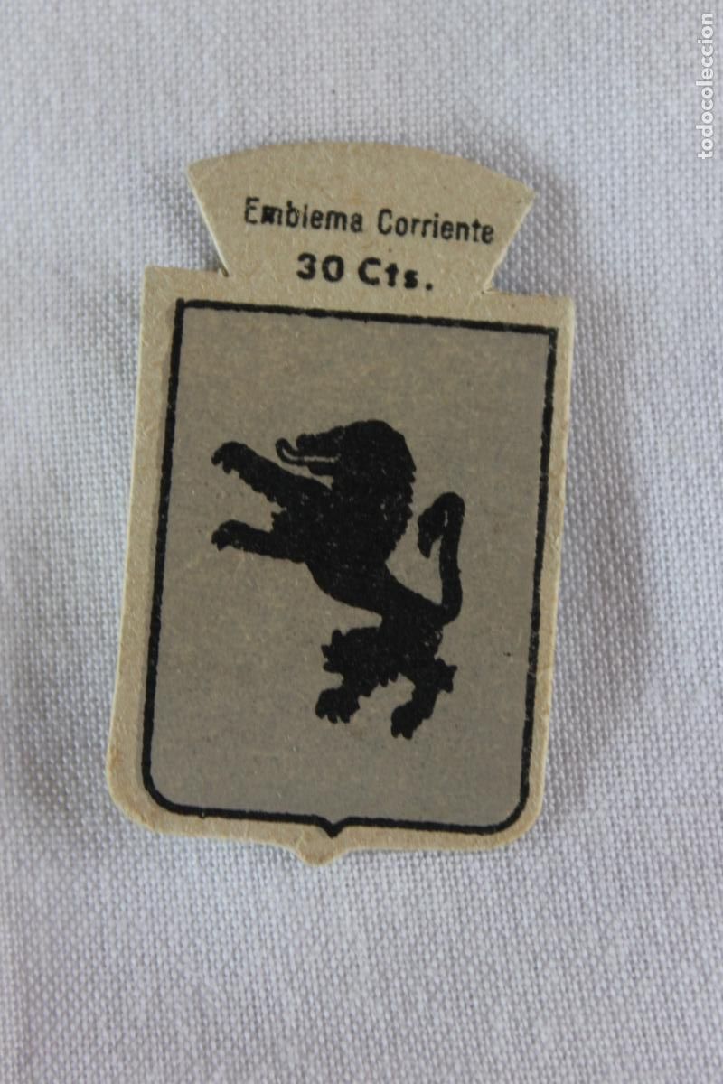 Colecionismo Cromos antigos: EMBLEMA AUXILIO SOCIAL APELLIDO BETHENCOURT N&ordm; 116