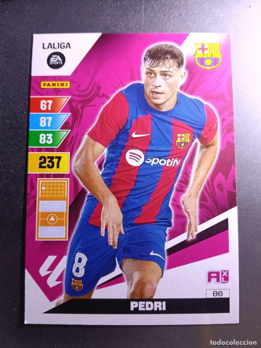 Coleccionismo cromos antiguos: ADRENALYN XL PEDRI 86 BARCELONA CROMO LIGA 2023 2024 23 24 PANINI